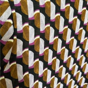 NWT’s Worthington 70’s Geometric Print Turtleneck Top Size S